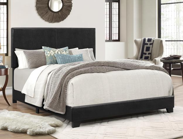 Queen Black Erin Bed