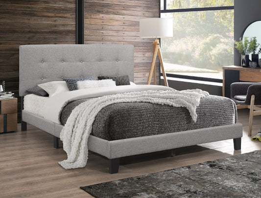 Grey Rigby Platform Queen Bed