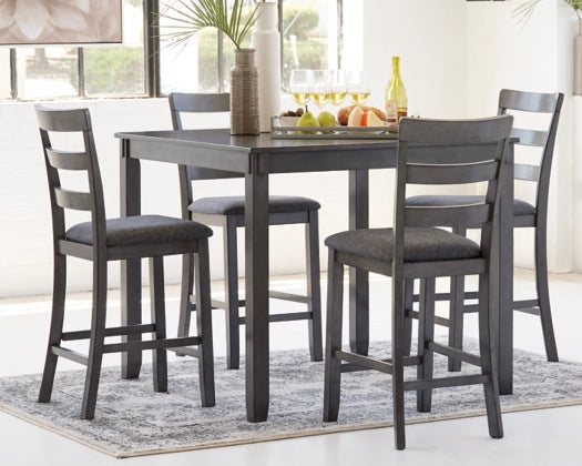 Bridson Counter Height Dining Table and Bar Stools