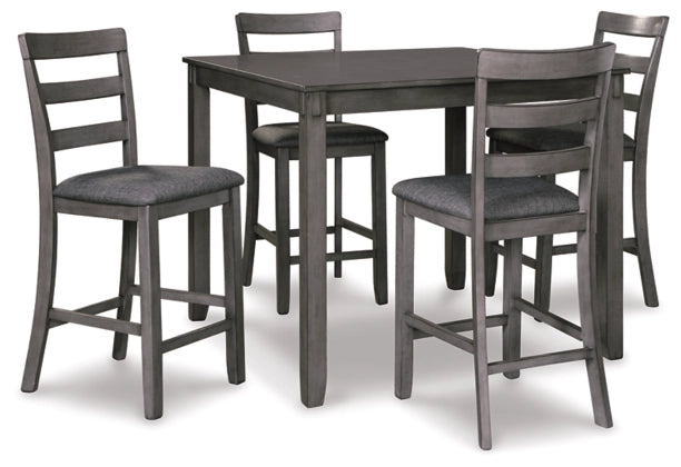 Bridson Counter Height Dining Table and Bar Stools