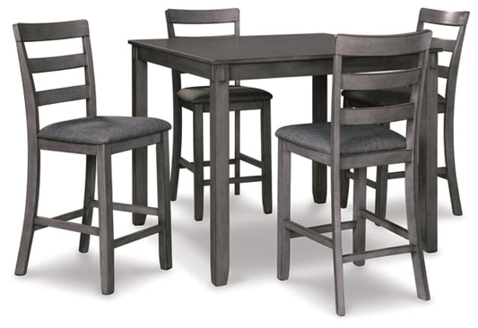 Bridson Counter Height Dining Table and Bar Stools