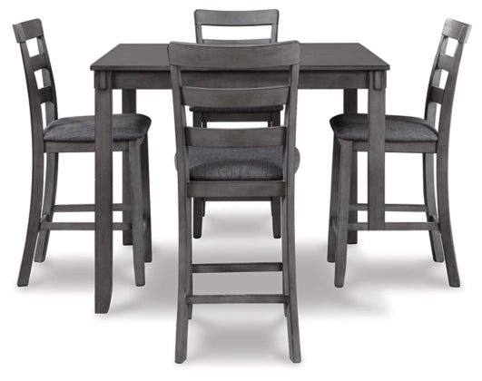 Bridson Counter Height Dining Table and Bar Stools