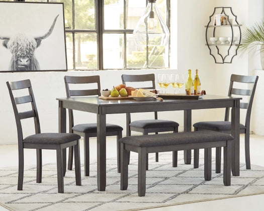 Bridson Dining Table and Chairs with Bench