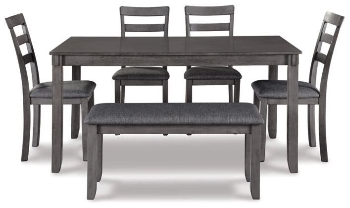 Bridson Dining Table and Chairs with Bench