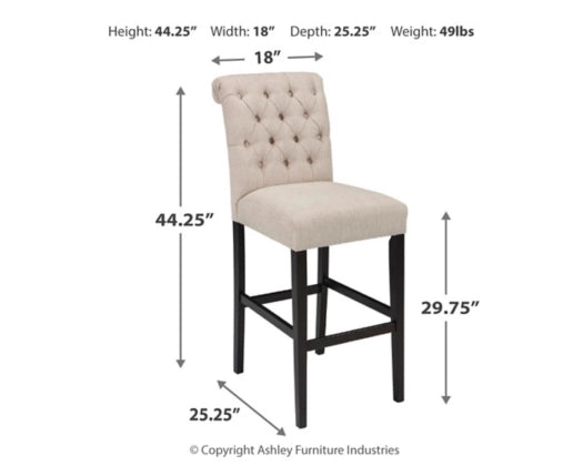 Tripton Bar Height Bar Stool